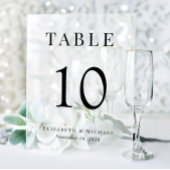 Elegant Bruiloft Receptie Tafelnummer Frosted Acryl Bord