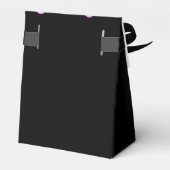 Elegant Bruiloft Roze Hollywood Glam Bedankdoosjes (Achterkant)