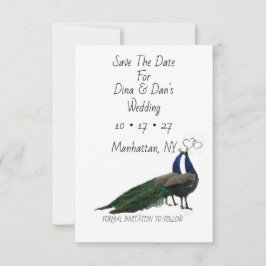 Elegant Bruiloft Save the Date Kaart