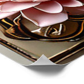 Elegant bruiloft silhouet poster (Hoek)