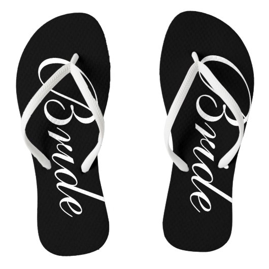 Elegant bruiloft teenslippers voor bruid en bruin (Voetbed)