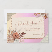 "Elegant bruiloft uitnodiging ontwerp (Achterkant)