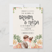 "Elegant bruiloft uitnodiging ontwerp (Voorkant)