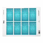 Elegant Bruiloft Wijn Label Mousserende Ketting Bl (Full Sheet)