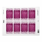 Elegant Bruiloft Wijn Label Party Sparkle Pink (Full Sheet)