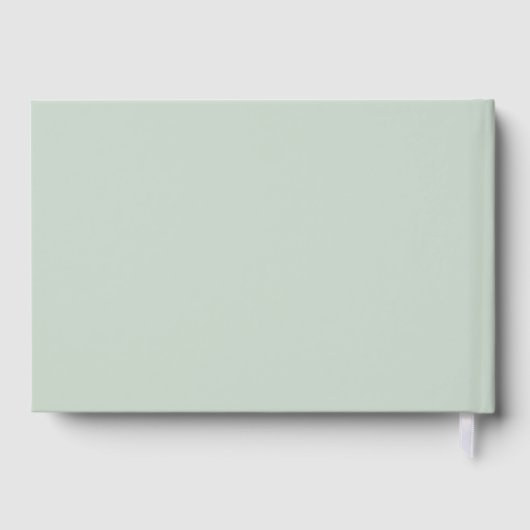 Elegant bruiloftgastboek voor herfst gastenboek (Achterkant)