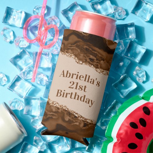 Elegant Bruin Agaat Melanine Thema Koeler (Insitu Zomer)