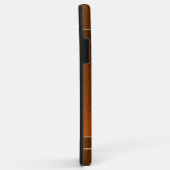 Elegant bruin Hoesje met uw Initialen (Achterkant/rechts)