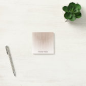 Elegant bruin hout ziet er creatief vervormde teks post-it® notes (Kantoor)