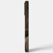 Elegant bruin marmer met abstract ontwerp Case-Mate iPhone case (Achterkant / Links)