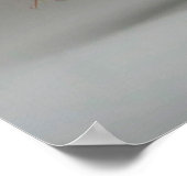 Elegant bruin paard poster (Hoek)