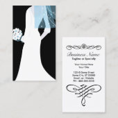 elegant bruin visitekaartje (Voorkant / Achterkant)