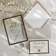 Elegant Bruin We Do Bruiloft