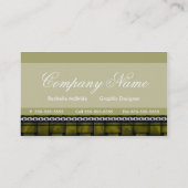 Elegant bruine Visitekaartjes (Achterkant)