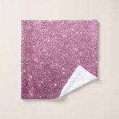 Elegant bruinroze abstracte gips bad handdoek (Wasdoekje)