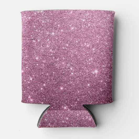 Elegant bruinroze abstracte gips blikjeskoeler (Voorkant)