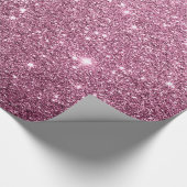 Elegant bruinroze abstracte gips cadeaupapier (Hoek)