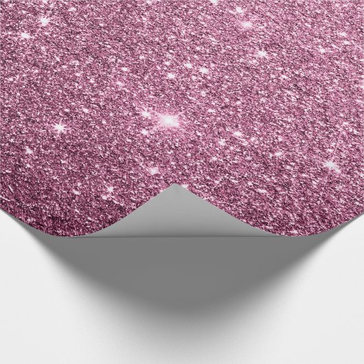 Elegant bruinroze abstracte gips cadeaupapier (Hoek)