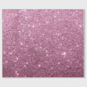 Elegant bruinroze abstracte gips cadeaupapier (Vlak)