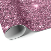 Elegant bruinroze abstracte gips cadeaupapier (Rol Hoek)