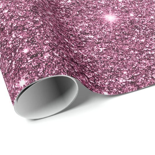 Elegant bruinroze abstracte gips cadeaupapier (Rol Hoek)