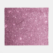 Elegant bruinroze abstracte gips fleece deken (Voorkant (Horizontaal))