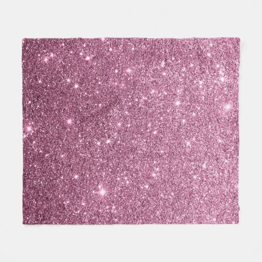 Elegant bruinroze abstracte gips fleece deken (Voorkant (Horizontaal))