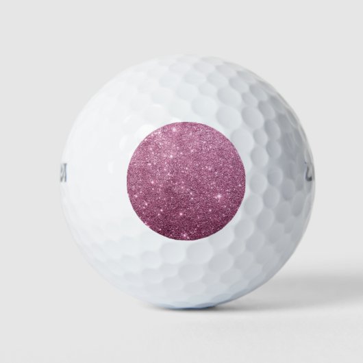 Elegant bruinroze abstracte gips golfballen (Voorkant)