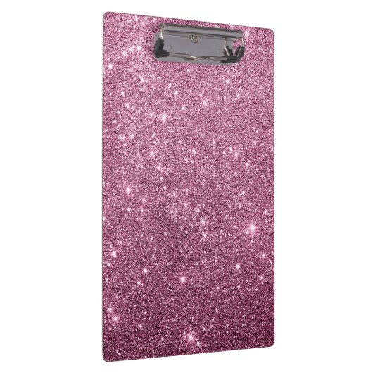 Elegant bruinroze abstracte gips klembord (Rechts)