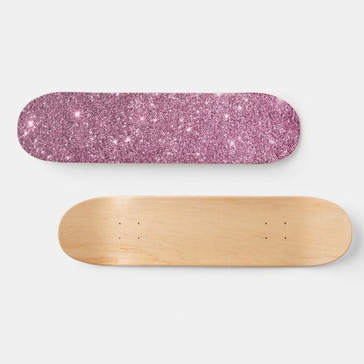 Elegant bruinroze abstracte gips persoonlijk skateboard (Horizontaal)