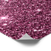 Elegant bruinroze abstracte gips poster (Hoek)