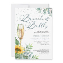 Elegant Brunch en Bubble Sunflower Vrijgezellenfee