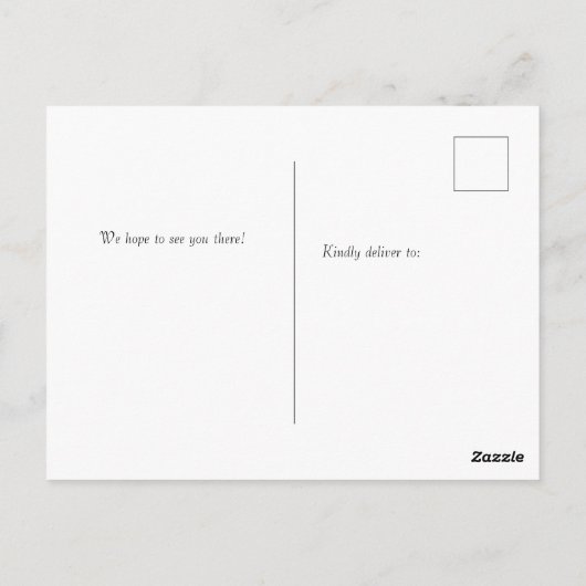 Elegant Brunch Invitation Paast or Sunday Funday Briefkaart (Achterkant)