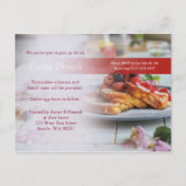 Elegant Brunch Invitation Paast or Sunday Funday Briefkaart (Voorkant)