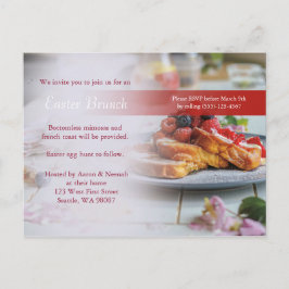 Elegant Brunch Invitation Paast or Sunday Funday Briefkaart