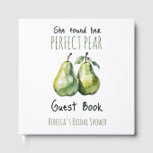 Elegant Brunch Perfect Pear Vrijgezellenfeest Gastenboek (Voorkant)
