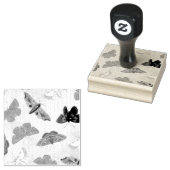 Elegant Brush Art Background — Modern Artistic Inv Rubberstempel (Gestempeld)