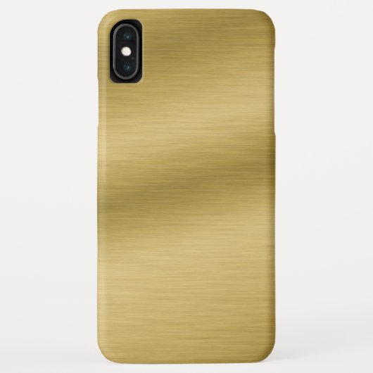 Elegant Brushed Gold Case-Mate iPhone Case (Achterkant)