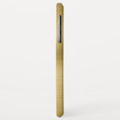 Elegant Brushed Gold Case-Mate iPhone Case (Achterkant/links)