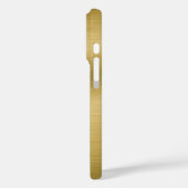 Elegant Brushed Gold Case-Mate iPhone Case (Achterkant / Links)