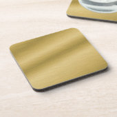 Elegant Brushed Gold Drankjes Onderzetter (Linkerzijde)