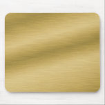 Elegant Brushed Gold Muismat<br><div class="desc">Eenvoudig,  klassiek en elegant. Dit digitale kunstwerk show een realistisch beeld van geborsteld goud. Gebruik het zoals is of als uitgangspunt voor uw eigen douaneverwezenlijking.</div>