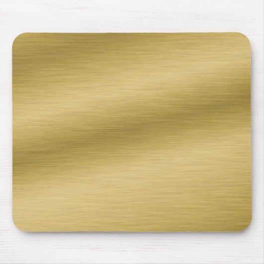 Elegant Brushed Gold Muismat (Voorkant)