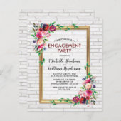 Elegant Budget Florence Engagement Party (Voorkant / Achterkant)