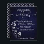 Elegant budget Flowers White Wedding Invitation<br><div class="desc">Elegant budget Flowers White Wedding Invitation . Eenvoudig en modern om met uw details gemakkelijk en snel te worden voltooid. Bekijk de volledige suite voor dit ontwerp in mijn winkel.</div>