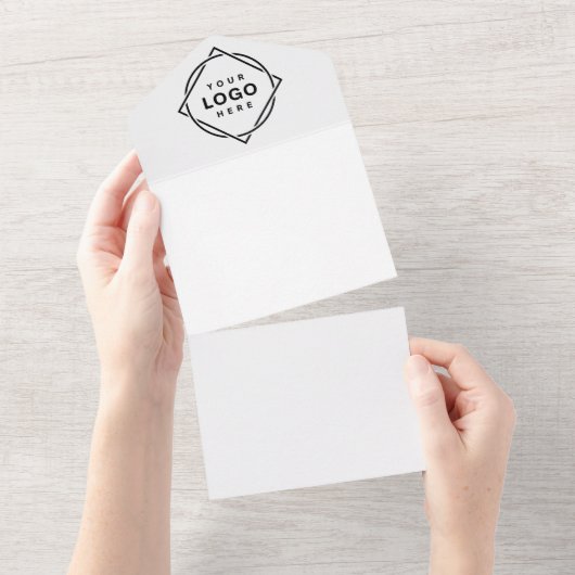 ELEGANT & BUDGET Kerst  All In One Uitnodiging (Afscheurbaar)