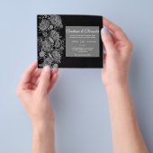 Elegant Budget Uitnodiging tot trouwceremonie. vli Flyer (Hand)