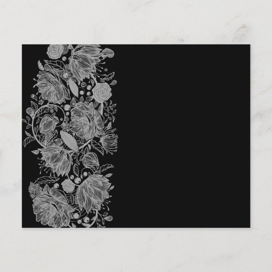 Elegant Budget Uitnodiging tot trouwceremonie. vli Flyer (Achterkant)