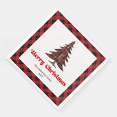 Elegant Buffalo Tree Napkin for Christmas Party Servet (Hoek)