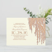 Elegant buitenfeest voor verlovingsfeest onder wil kaart (Staand voorkant)